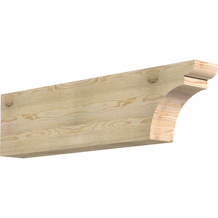 Ekena Millwork Yorktown Rough Sawn Rafter Tail, Douglas Fir, 6"W x 12"H x 48"L RFT06X12X48YOR00RDF